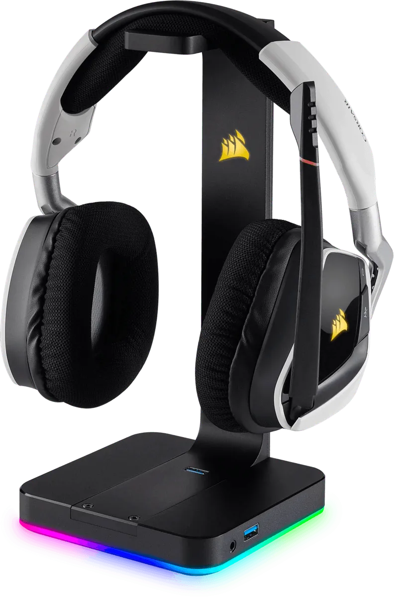 Corsair Gaming ST100 RGB Premium Headset Stand With 7.1 Surround Sound