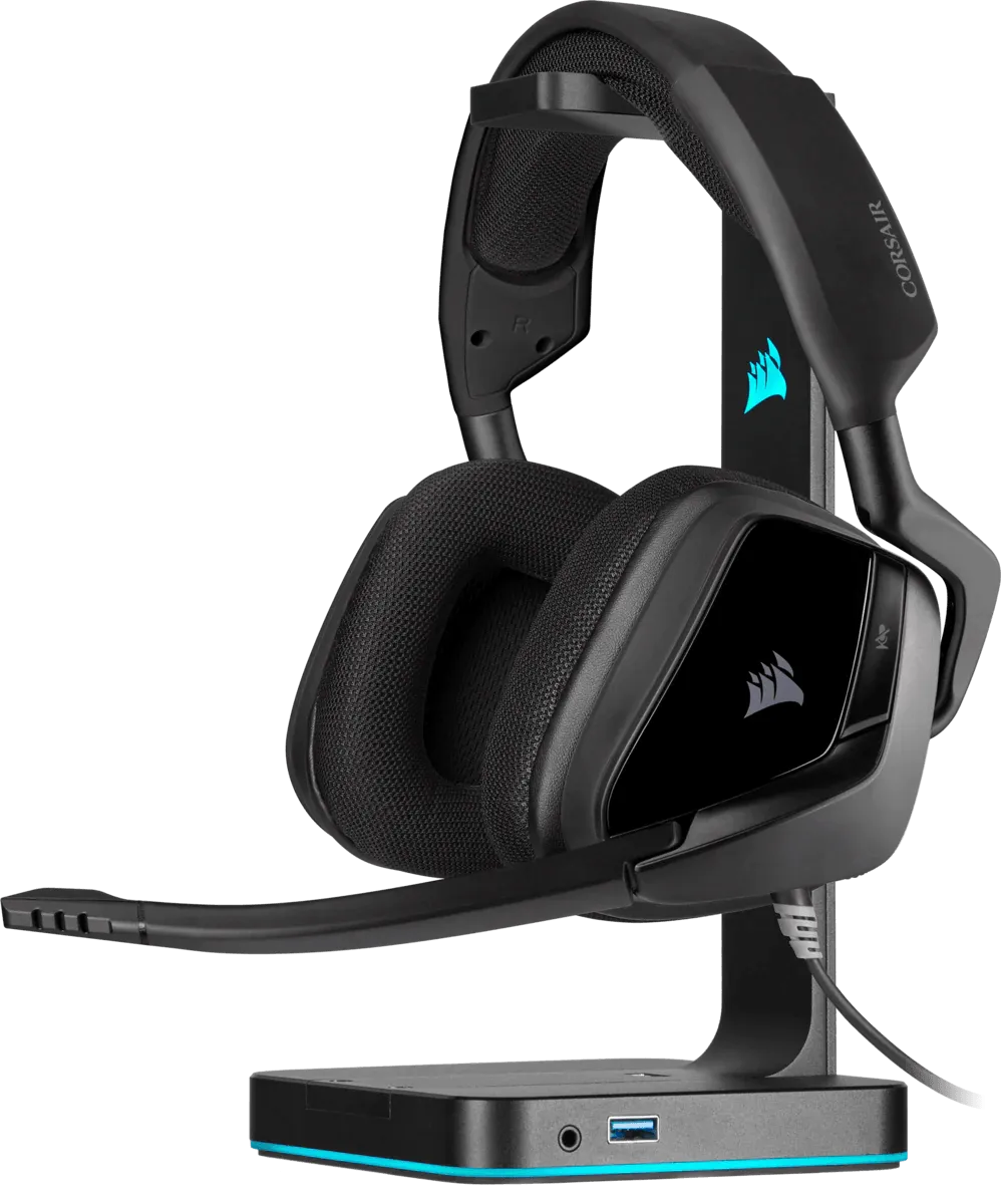 Corsair Gaming ST100 RGB Premium Headset Stand With 7.1 Surround Sound