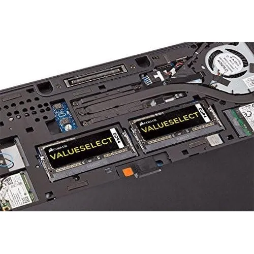 Corsair Value Select SODIMM 16GB (1x16GB) DDR4 2133MHz C15 Memory for Laptop/Notebooks - Black