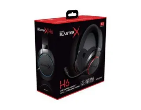 Creative Sound BlasterX H6 RGB Lighting USB Wired Gaming Headphone