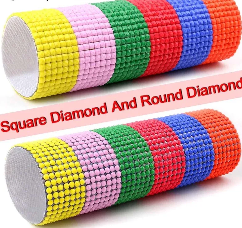 Cute Cartoon Diamond Painting Kit, Full Round/Square 5D Diamonds