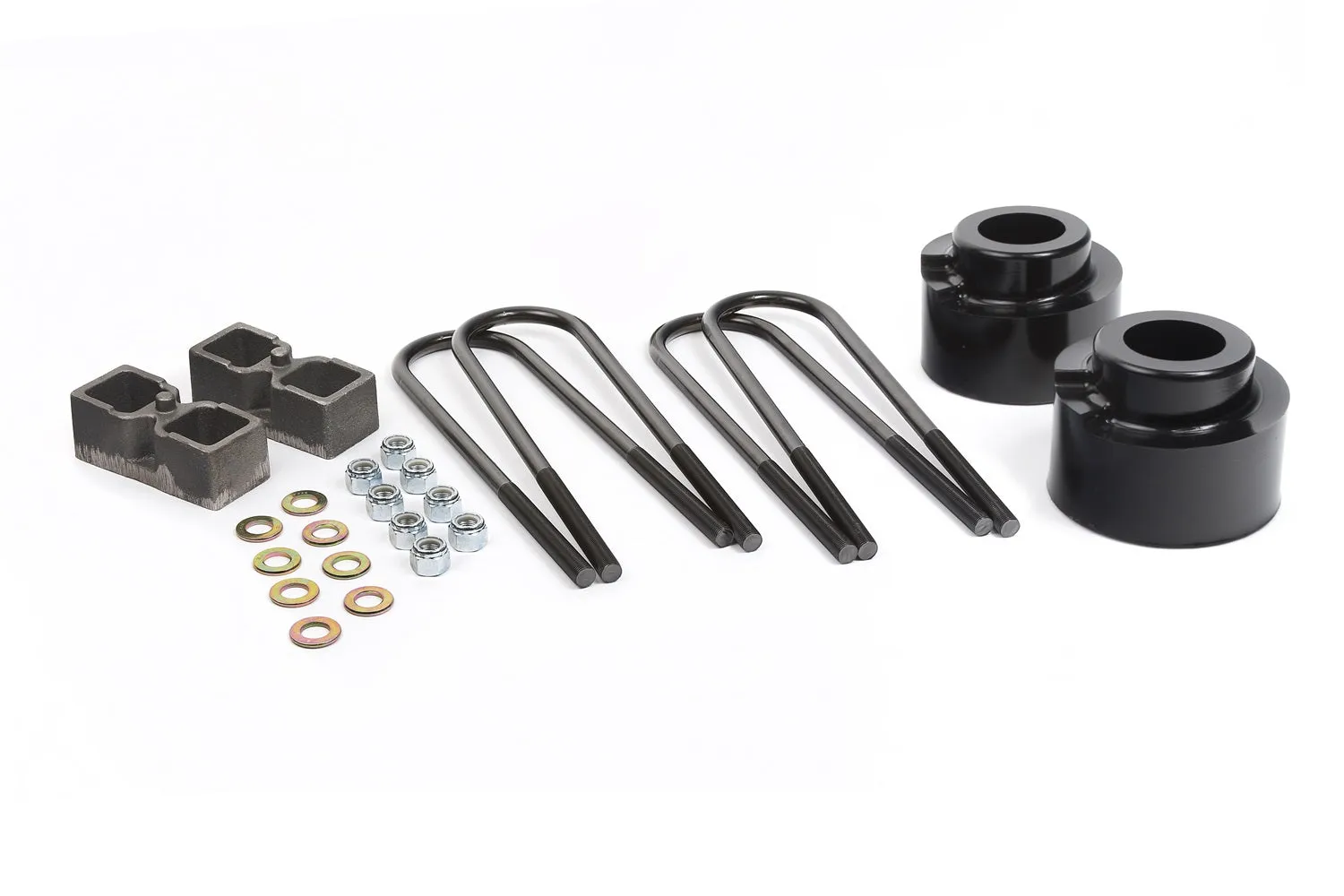 Daystar KF09128BK 05-18 Ford Super Duty 2 Inch Lift For Dana 70 Sterling W/ 4 Inch OD Axle Tubes Daystar
