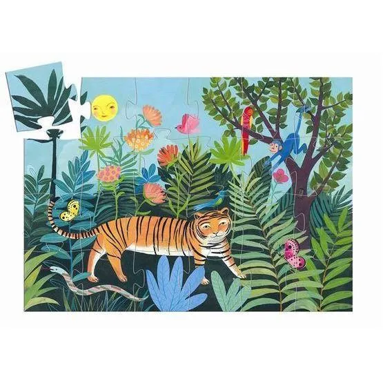 Djeco - The Tiger's Walk 24-piece jigsaw puzzle