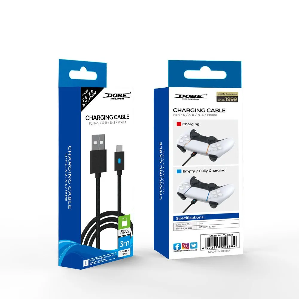 DOBE PS5 CHARGING CABLE 3M TY-0803B