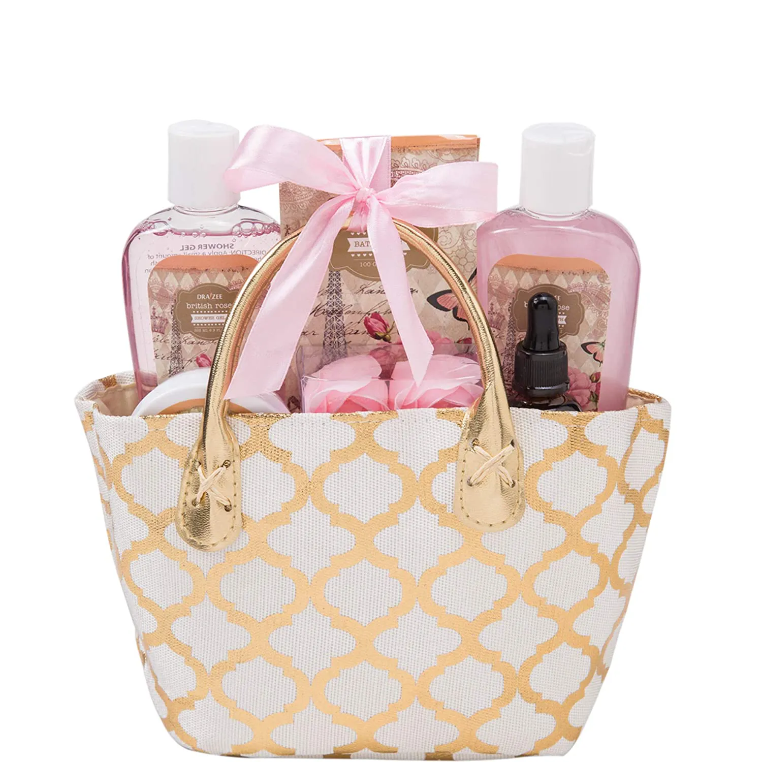 Draizee Spa Home Relaxation Fragrance Bag for Woman Rose Scented Heel Shoe 4 Pieces #1 Gift for Christmas