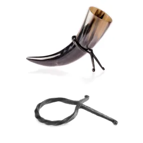 Drinking Horn Stand, Hand Forged