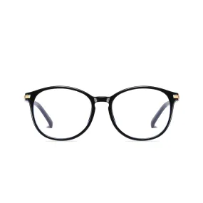 DUCO Round Blue Light Blocking Glasses Computer Screen Glasses Non Prescription Eyeglasses 5213