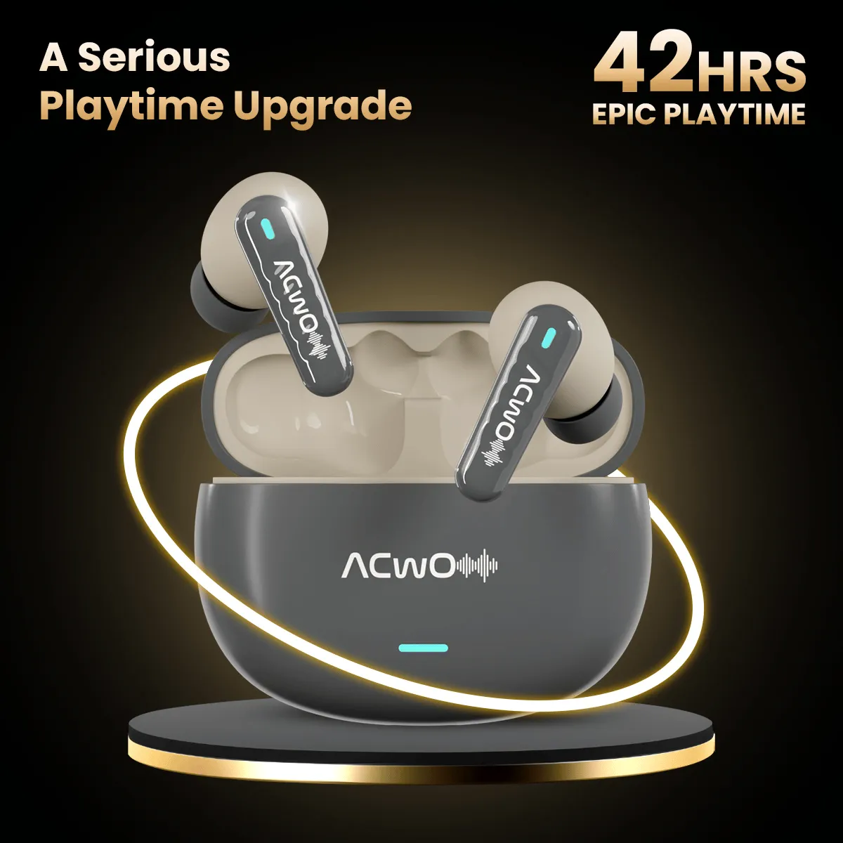 DwOTS 727 - Calling Fuscous Grey Earbuds