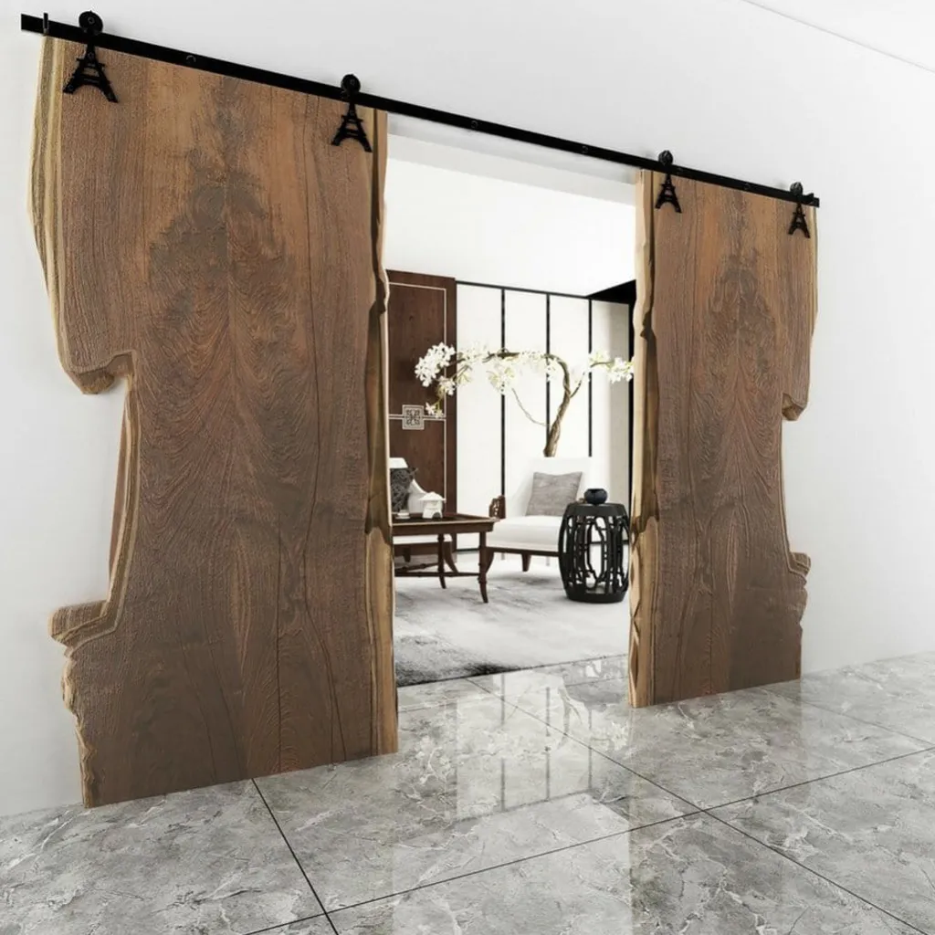 Eiffel Tower Single/Double Barn Door Hardware Kit