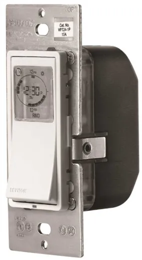 Electronic 24-hour Timer Switch With Astronomical Clock, Blacklit Lcd, And Led Locator
