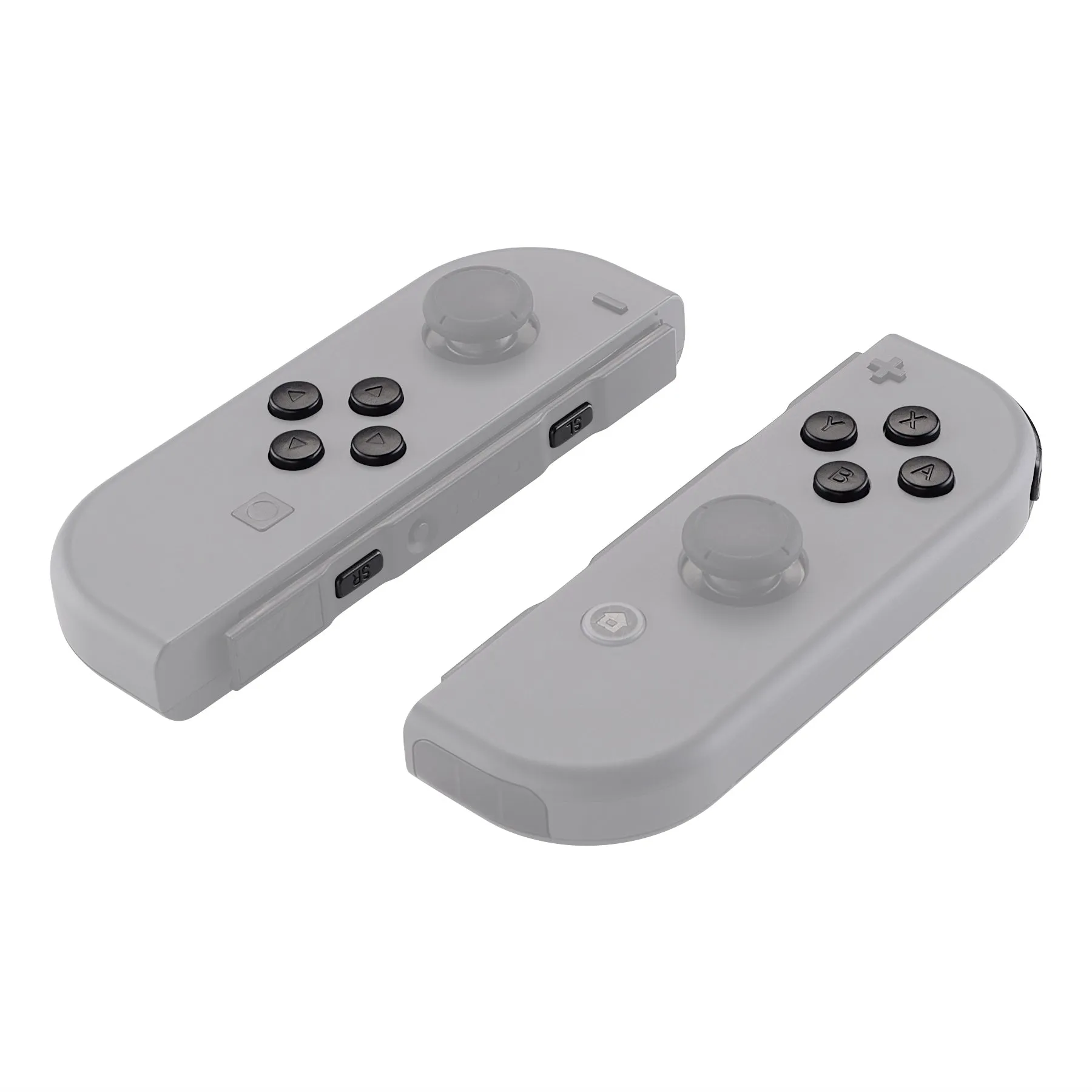 eXtremeRate Black Replacement ABXY Direction Keys SR SL L R ZR ZL Trigger Buttons Springs, Full Set Buttons Repair Kits with Tools for NS Switch JoyCon & OLED JoyCon - JoyCon Shell NOT Included- AJ204