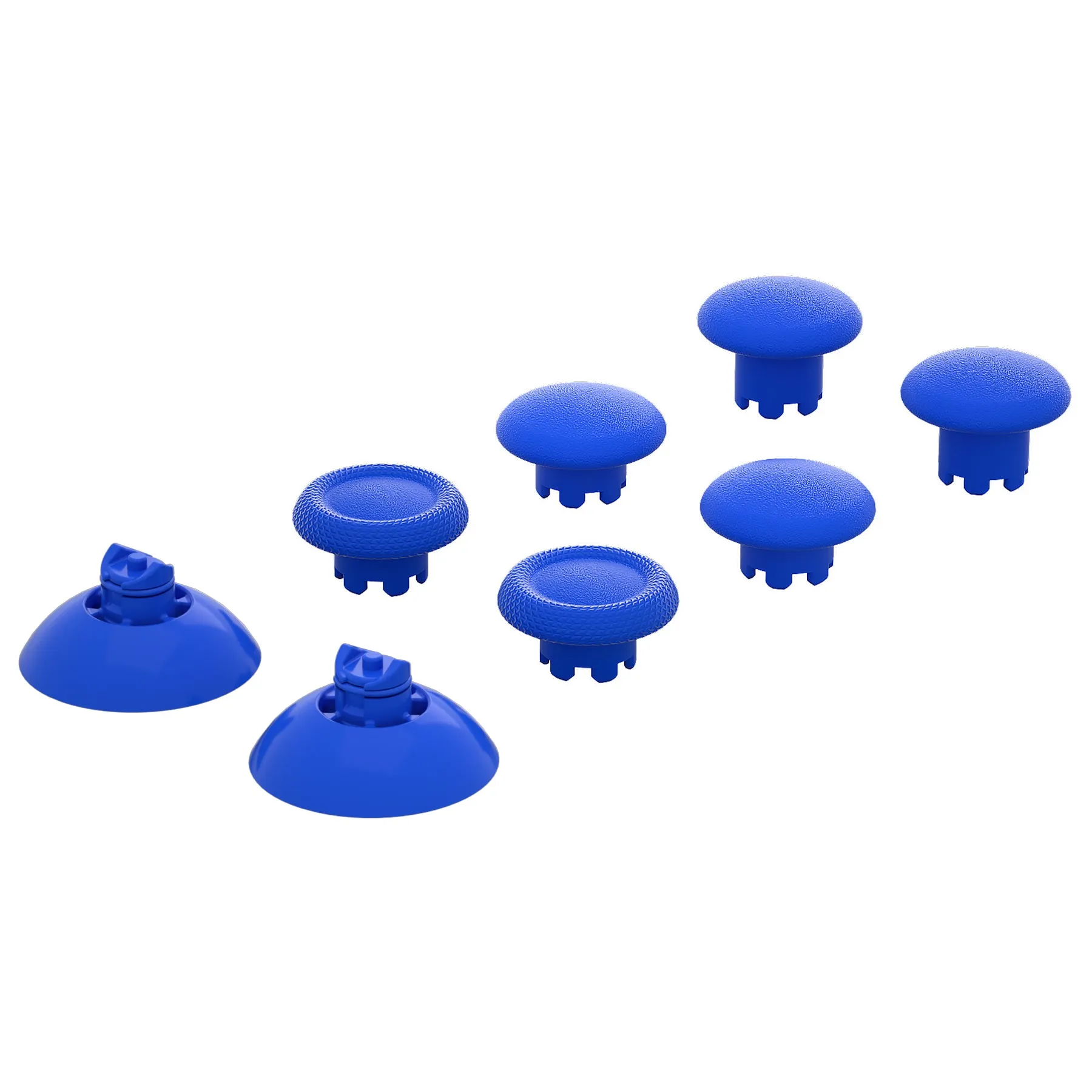 eXtremeRate EDGE Sticks Interchangeable Thumbsticks for Xbox Core Controller, Blue Swappable Analog Stick Joystick for Xbox One S/X, Xbox Elite V1 Controller, for Nintendo Switch Pro Controller - AGLX3M009
