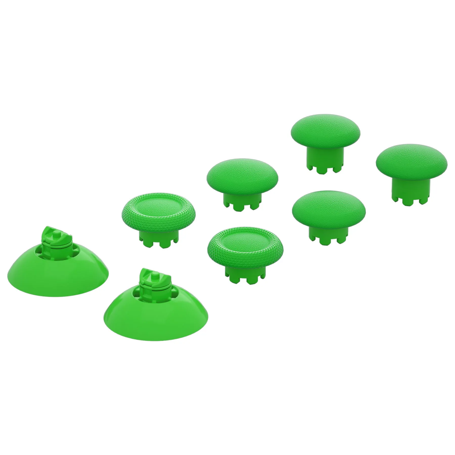 eXtremeRate EDGE Sticks Interchangeable Thumbsticks for Xbox Core Controller, Green Swappable Analog Stick Joystick for Xbox One S/X, Xbox Elite V1 Controller, for Nintendo Switch Pro Controller - AGLX3M010