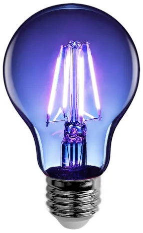 Feit Electric A19/TB/LED LED Bulb, General Purpose, A19 Lamp, E26 Lamp Base, Dimmable, Clear, Blue Light :EA: QUANTITY: 1
