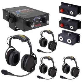 Fire Safety Industrial Dual Radio Intercom 4 Place Kit with RRP800