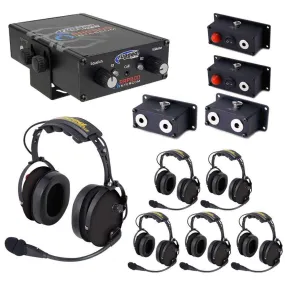 Fire Safety Industrial Dual Radio Intercom 6 Place Kit with RRP800