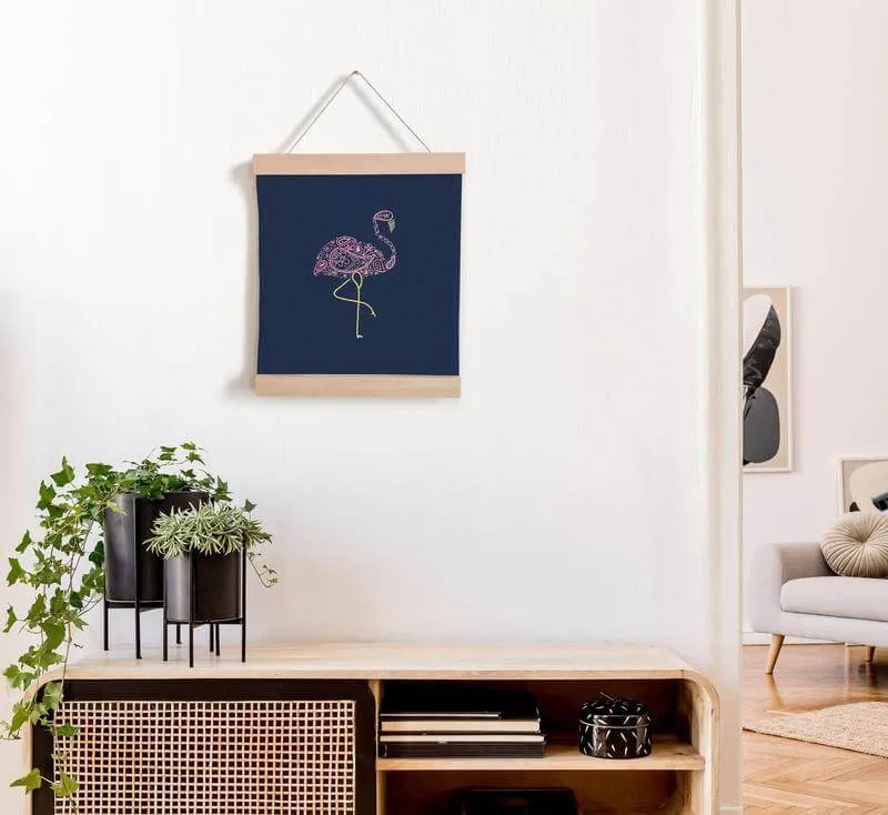 Flamingo Embroidery Kit
