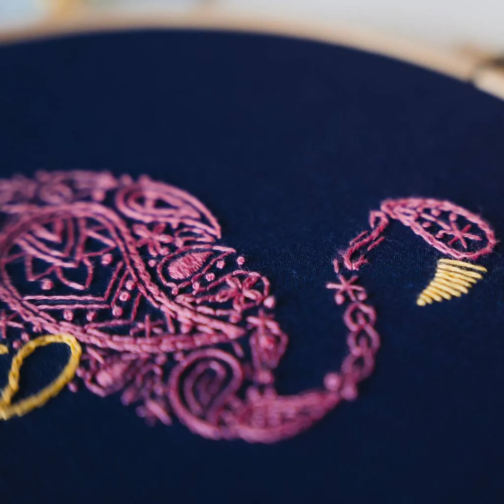 Flamingo Embroidery Kit