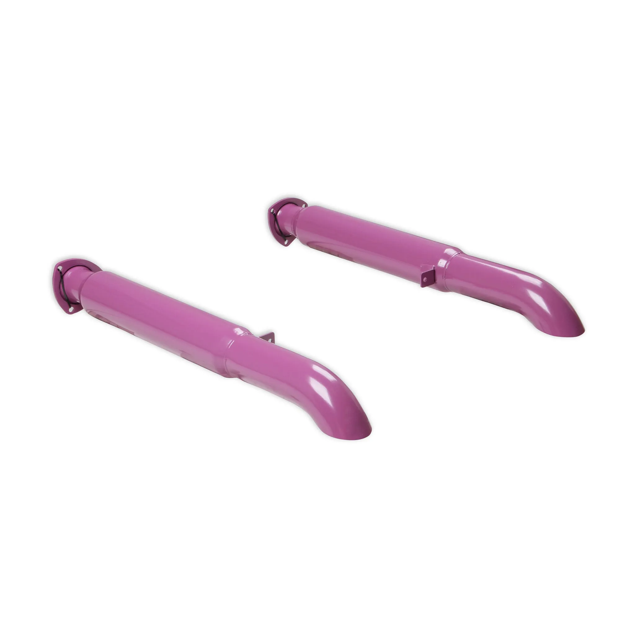 Flowtech Purple Hornies 3-Hole Jeep Header Mufflers (Pair) - 3" Inlet/3" Outlet
