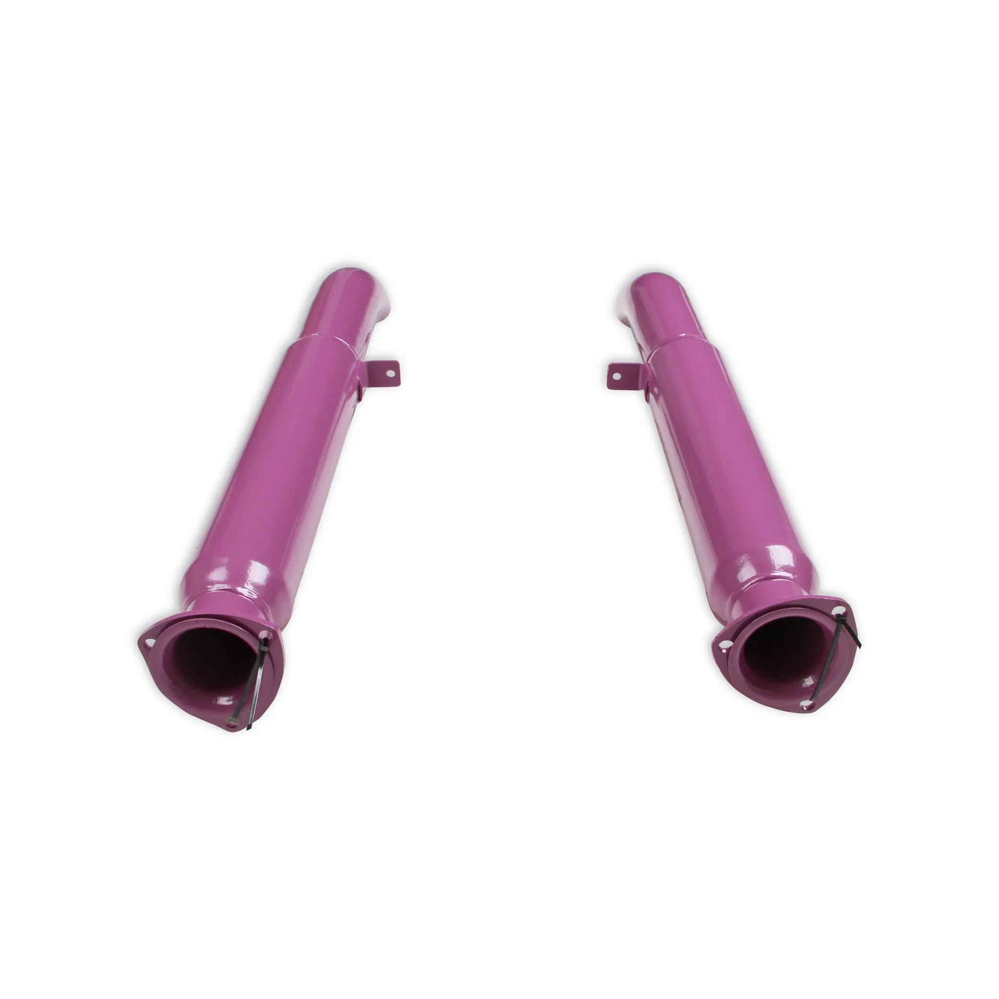 Flowtech Purple Hornies 3-Hole Jeep Header Mufflers (Pair) - 3" Inlet/3" Outlet