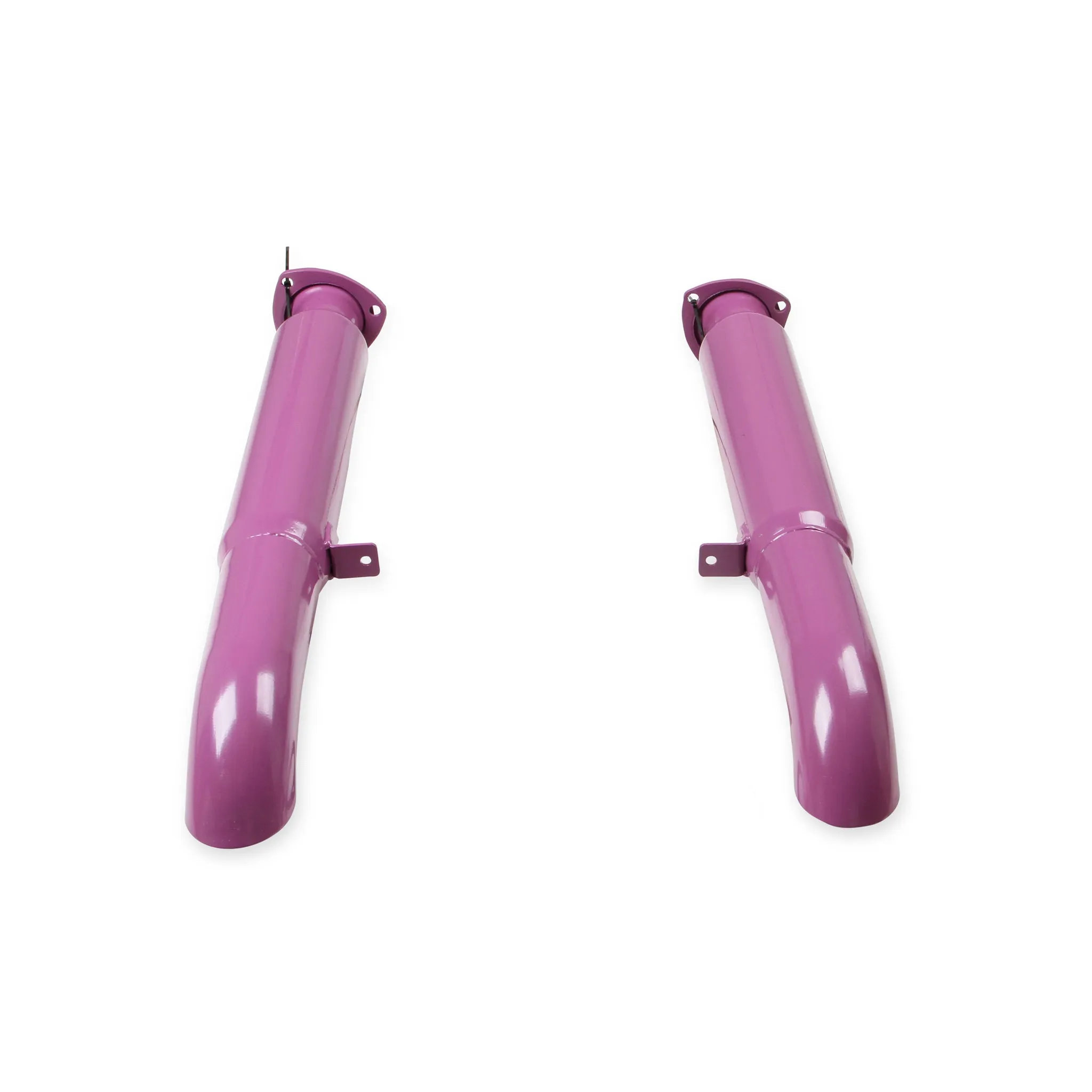 Flowtech Purple Hornies 3-Hole Jeep Header Mufflers (Pair) - 3" Inlet/3" Outlet