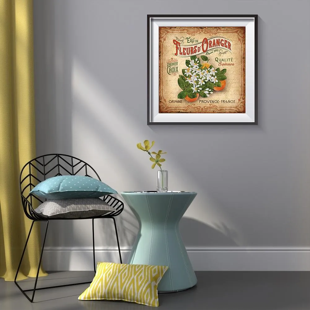Food Word  - Full Round Diamond - 30x30CM