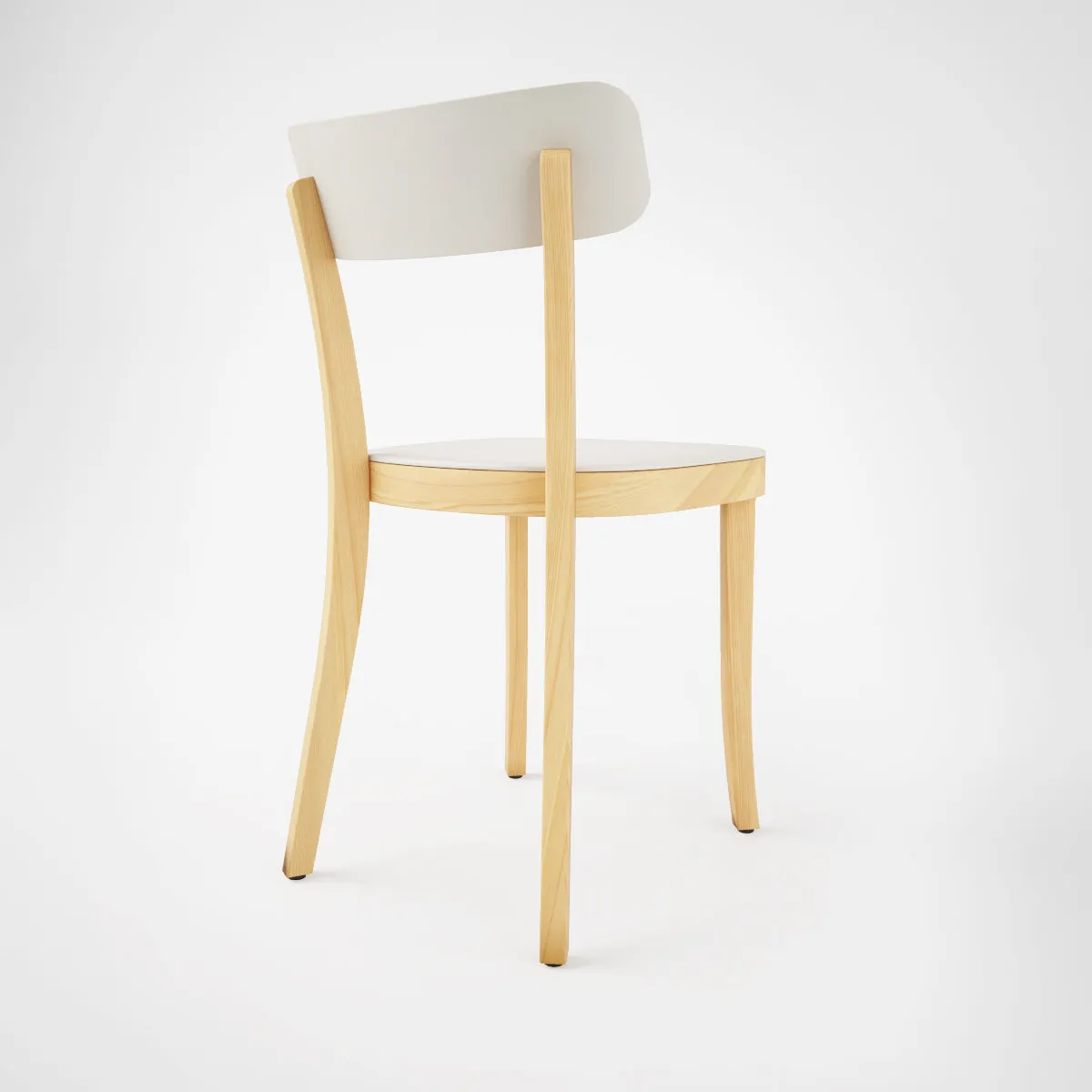FREE Vitra Basel Chair and Bistro Round Table 3D Model