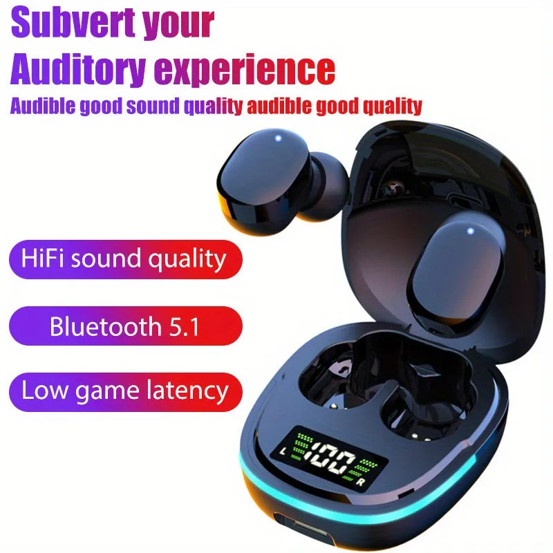 G9S TWS Wireless Gaming Earphones with Low Latency RGB Light
