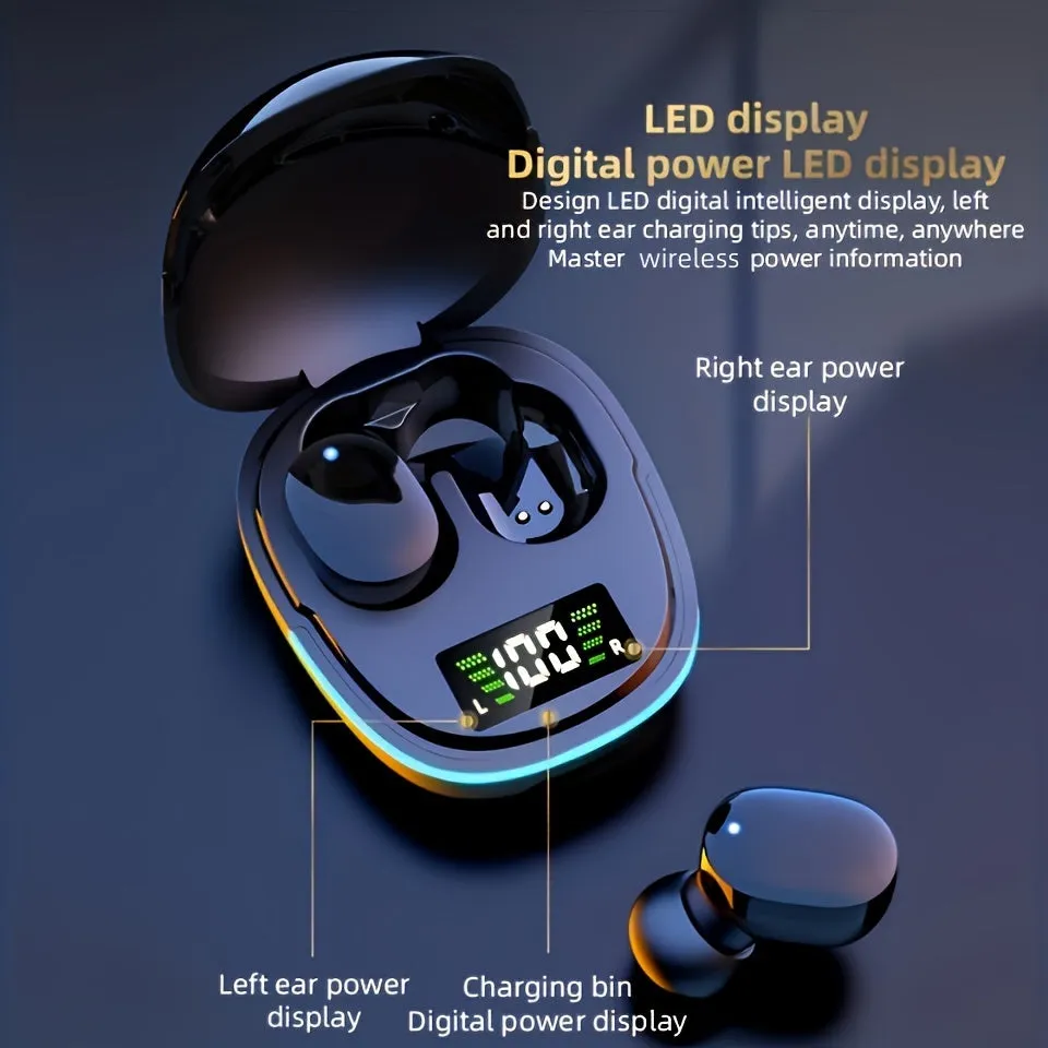 G9S TWS Wireless Gaming Earphones with Low Latency RGB Light