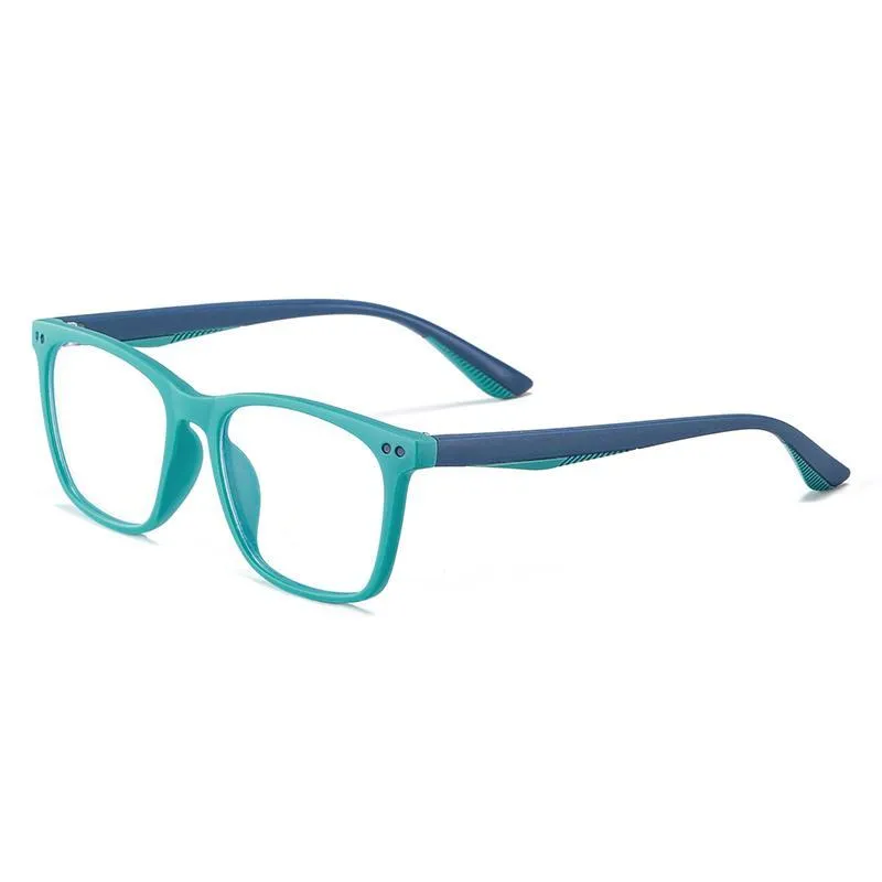 Genius - (Age 7-12)Children Blue Light Blocking Computer Reading Gaming Glasses-Blue