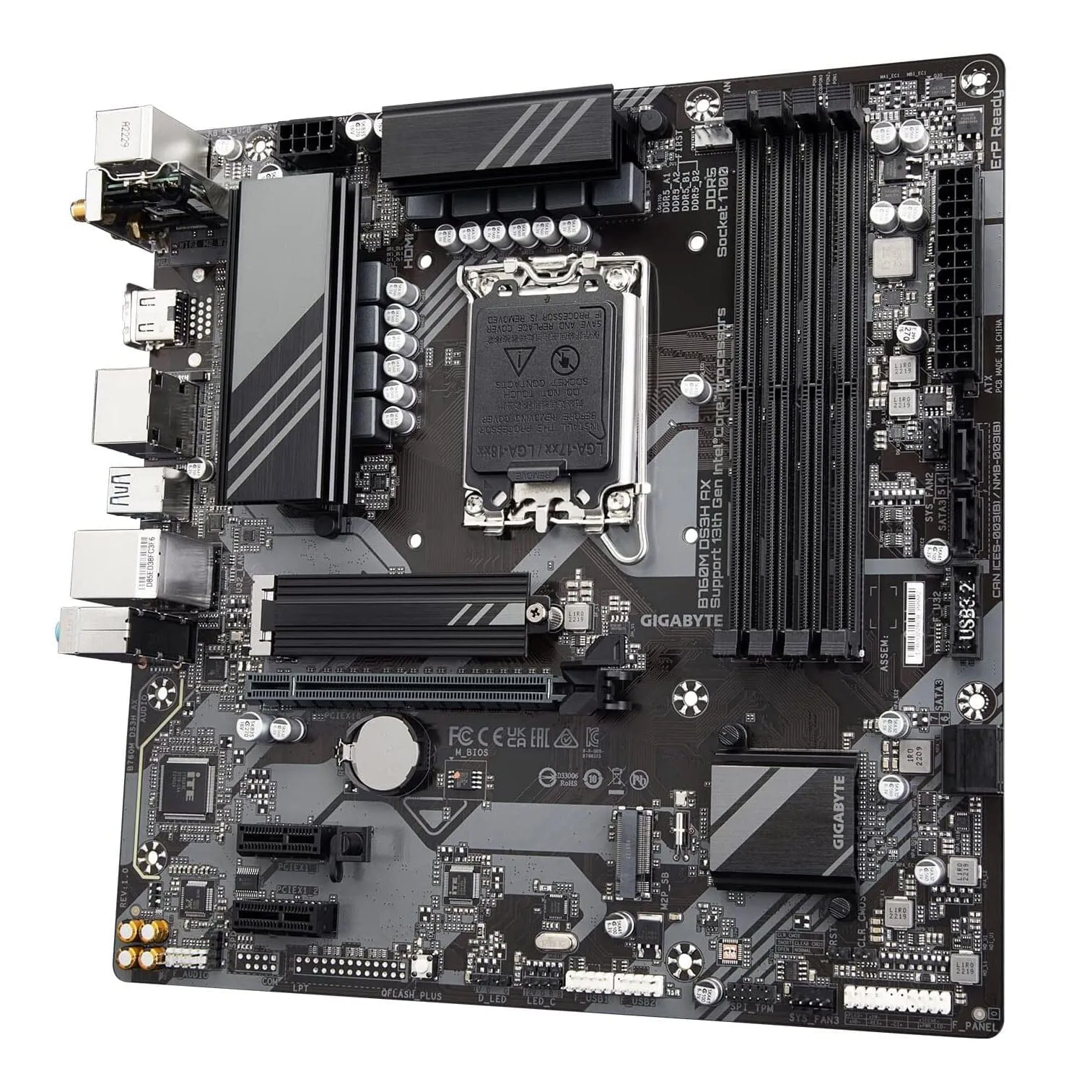 GIGABYTE B760M DS3H AX Motherboard  (Refurbished)