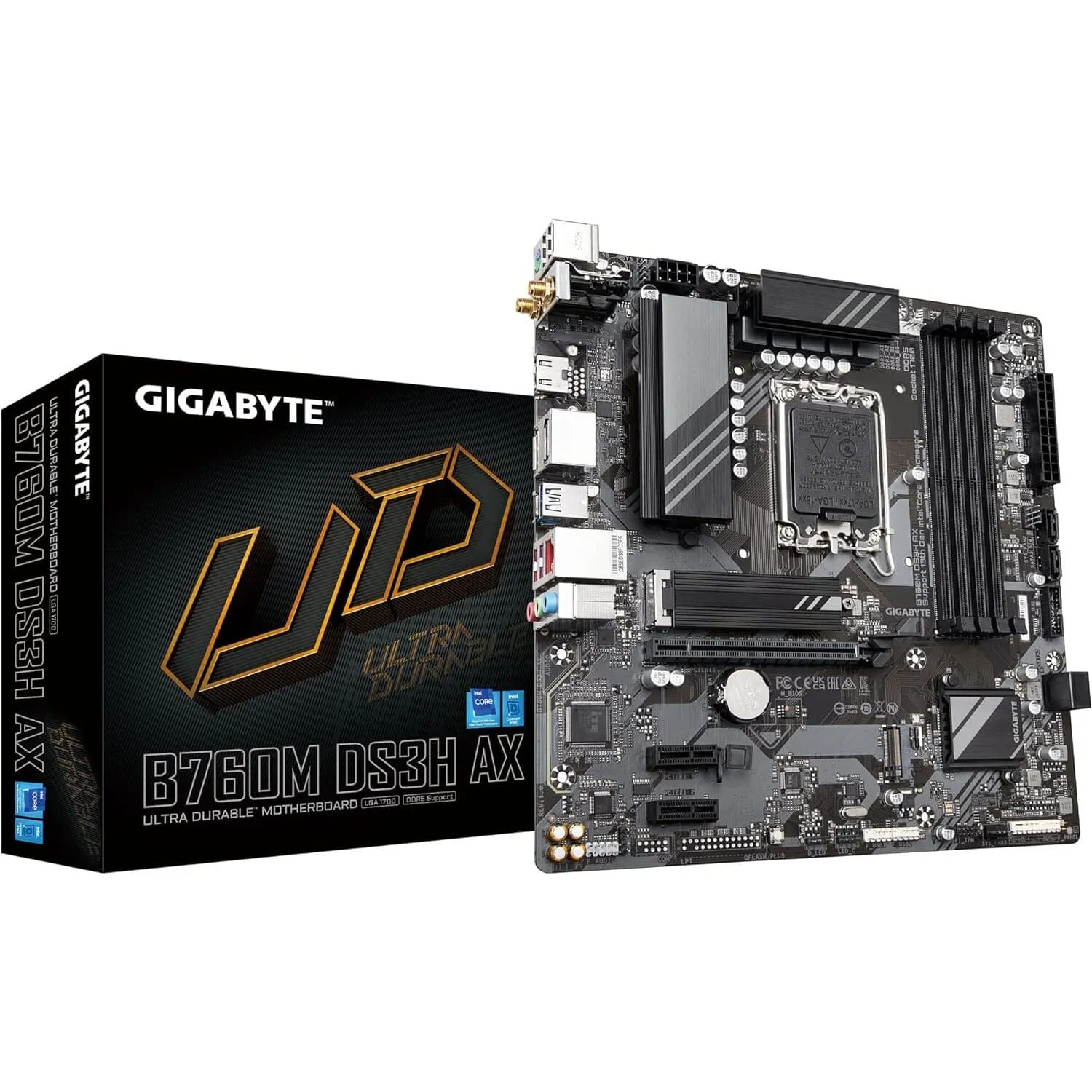 GIGABYTE B760M DS3H AX Motherboard  (Refurbished)