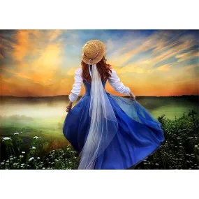 Girl Backs  - Full Diamond Painting - 40x30cm