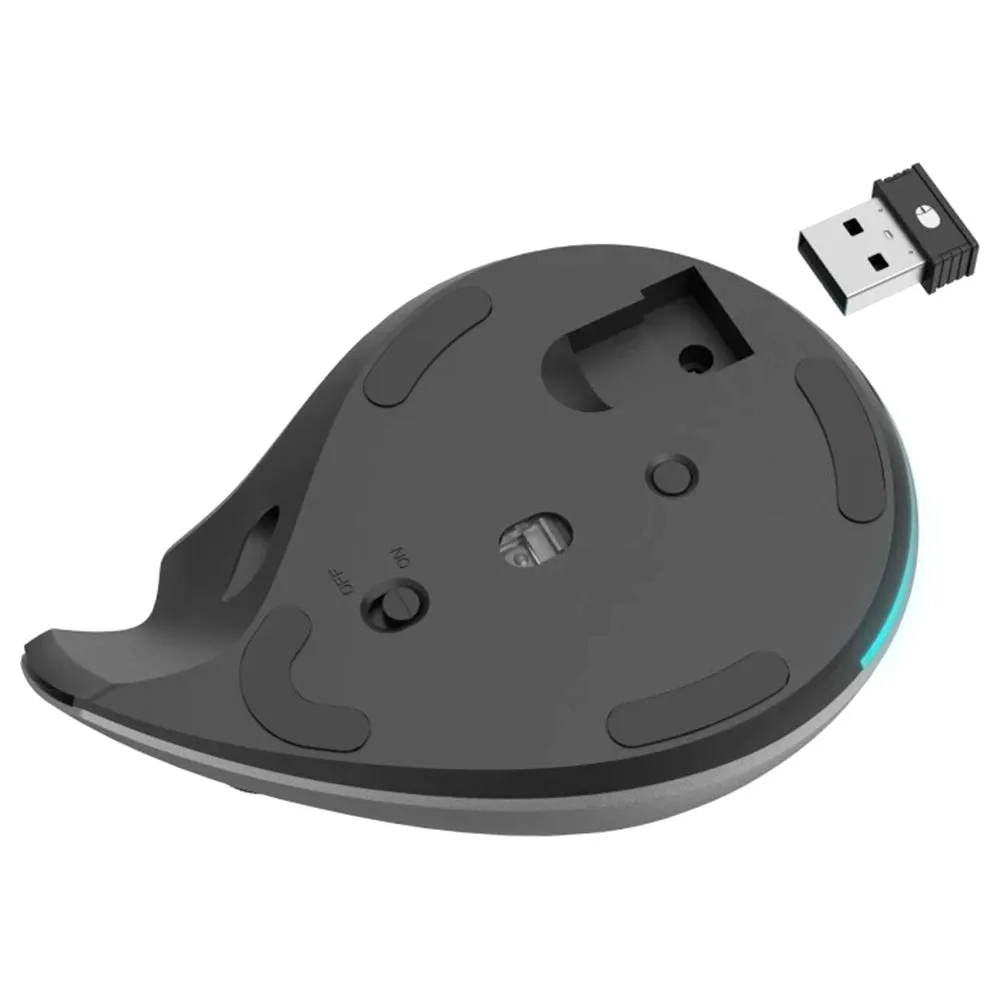 Hama EMW-700 Ergonomic Vertical Wireless Mouse - Grey | 499073