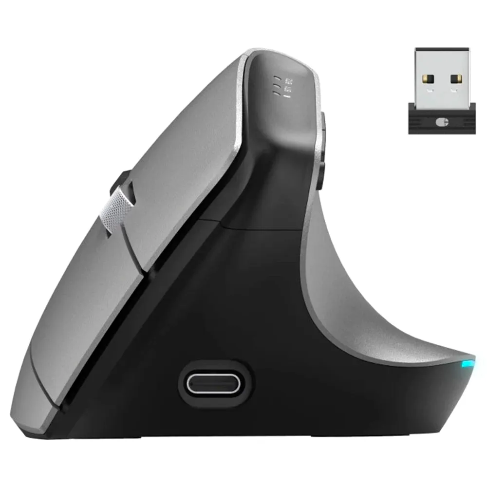 Hama EMW-700 Ergonomic Vertical Wireless Mouse - Grey | 499073