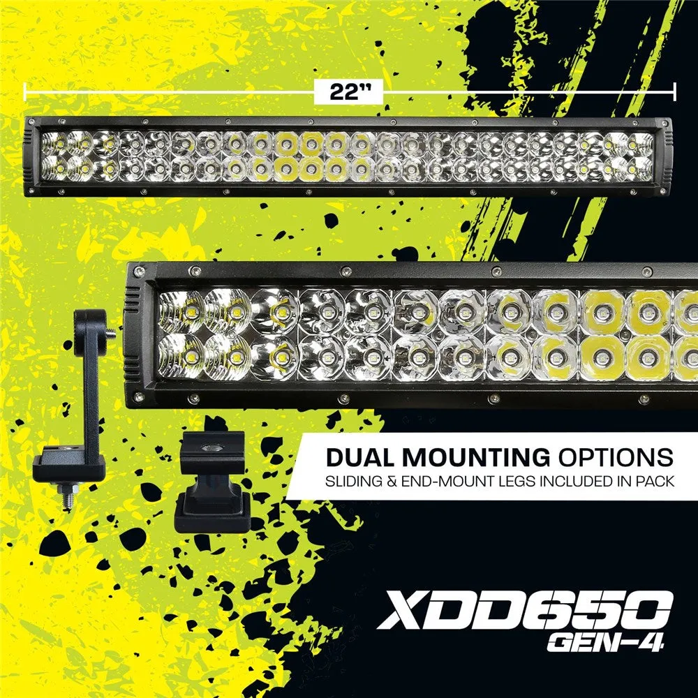 Hardkorr XD-Gen4 22" Dual Row Led Light Bar XDD650-G4