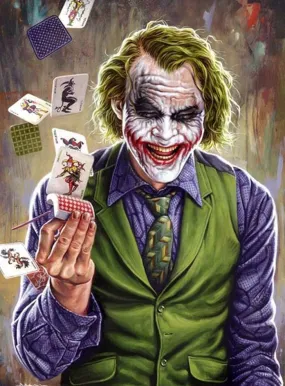 Heath Ledger The Joker Diamond Painting - Full Round/Square 5D Diamonds