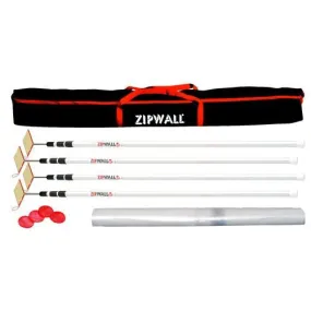 Heavy Duty Zipwall Room Kit - Easily Contain Dust - Enclose Or Divide A Room