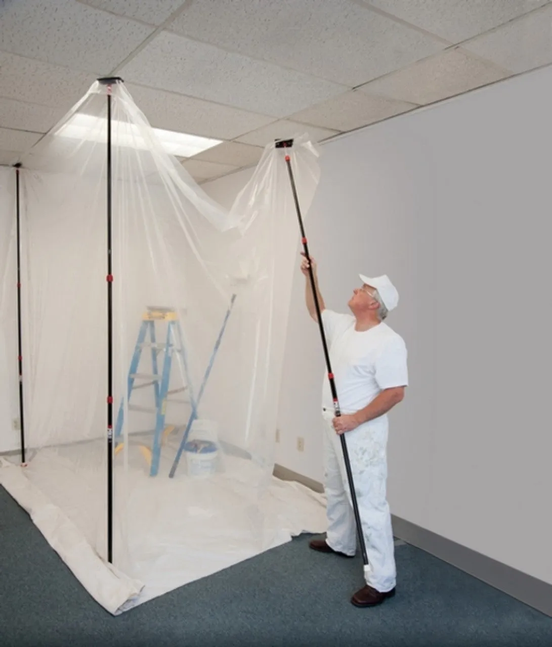 Heavy Duty Zipwall Room Kit - Easily Contain Dust - Enclose Or Divide A Room