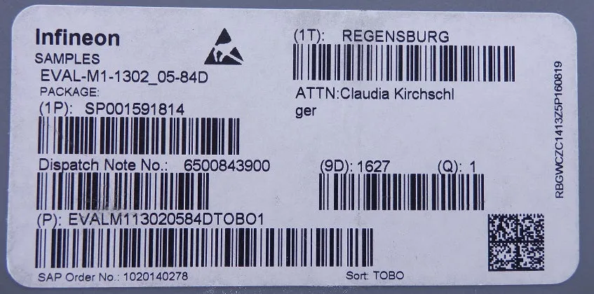 Infineon IMOTION MADK Motor Driver Evaluation Kit EVALM113020584DTOBO1