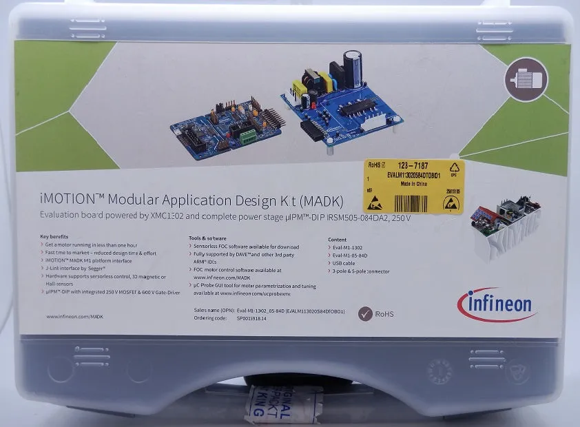 Infineon IMOTION MADK Motor Driver Evaluation Kit EVALM113020584DTOBO1