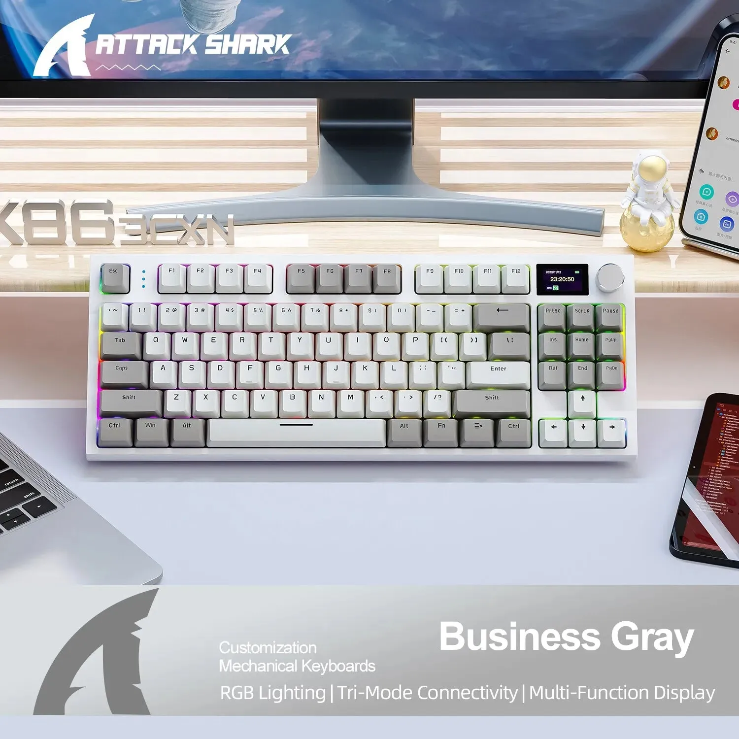 K86 Wireless Hot-Swappable Mechanical Keyboard