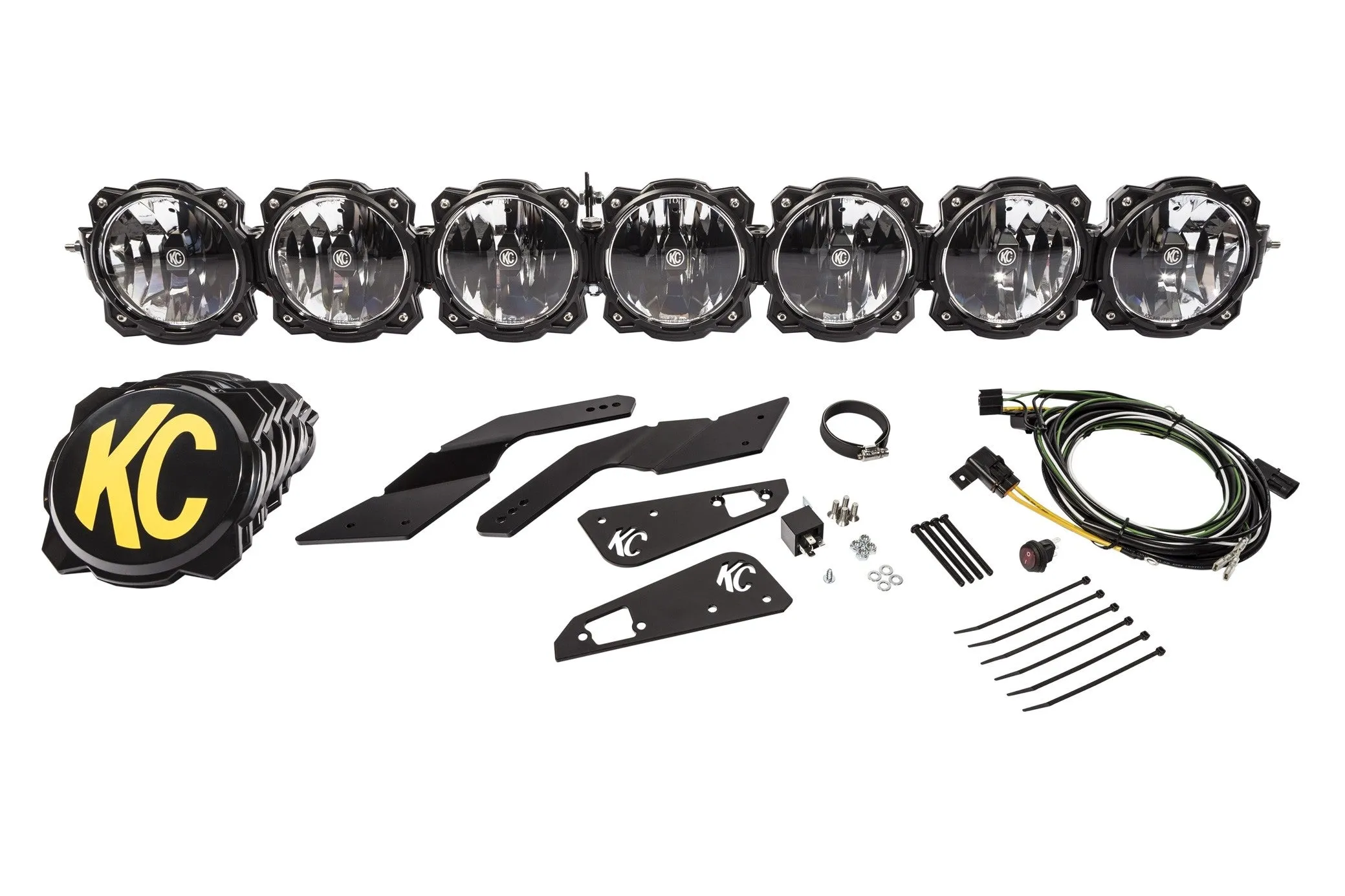 KC Hilites Gravity® LED Pro6 7-Light 45" LED Light Bar - Can Am Maverick