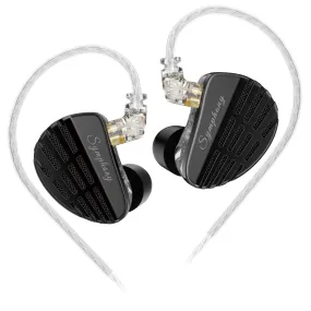 KZ Symphony Hybrid Self-developed Planar Driver 6mm Highsets-performance Dynamic Driver Earphones HIFI DJ Gaming Headsets