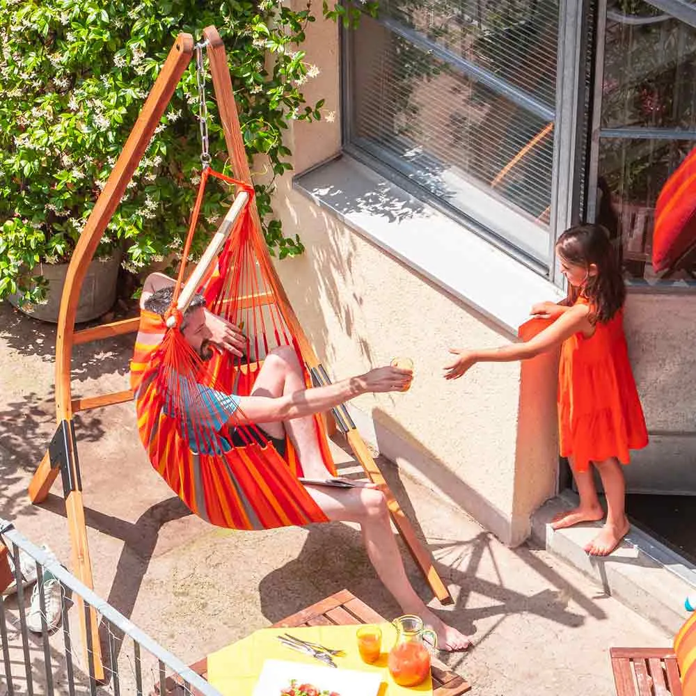 LA SIESTA Calma Nature Wooden Stand for Hammock Chairs