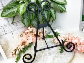 Large Metal Crystal Slice Stands