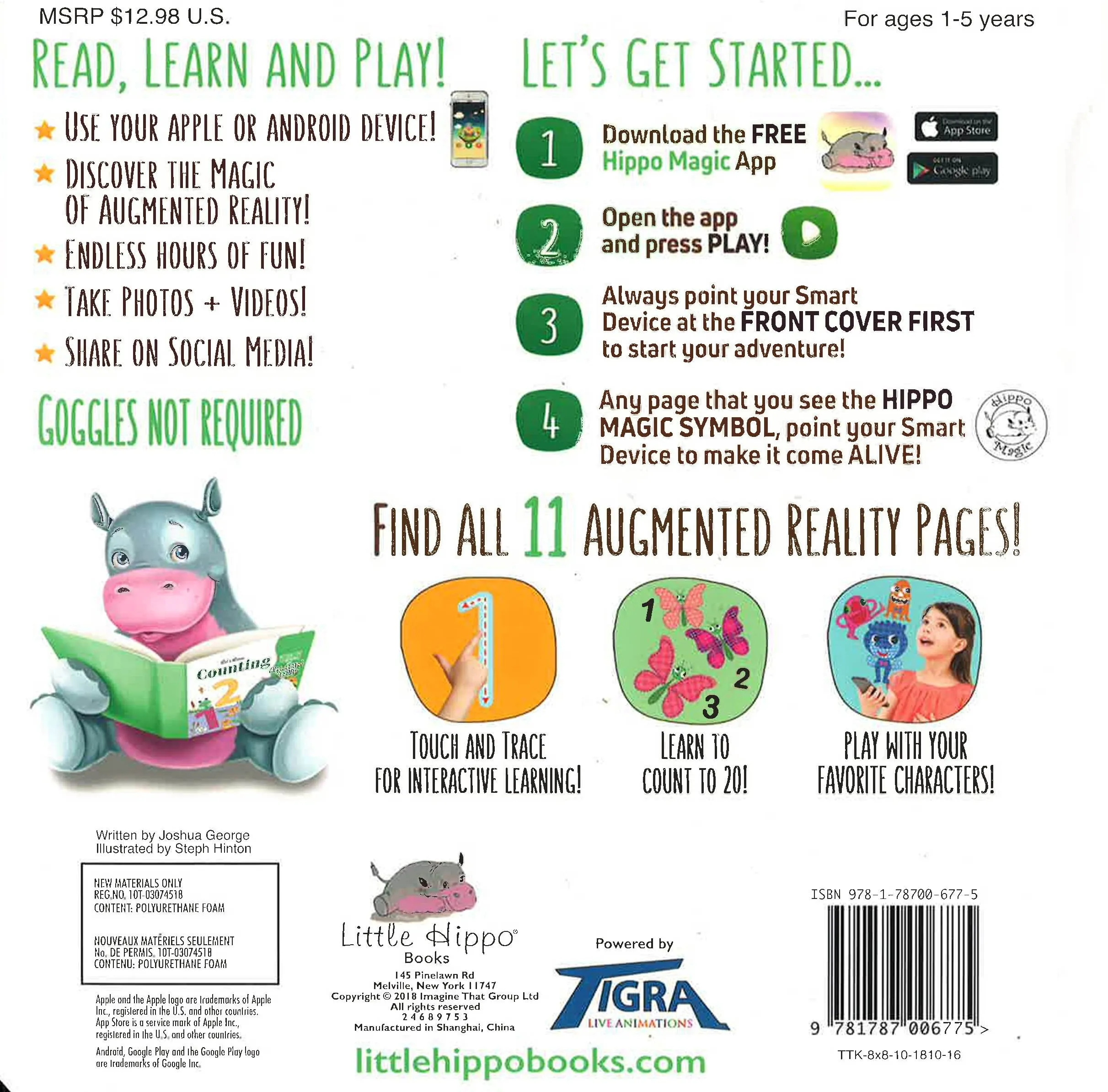 Let's Learn Counting 123: A Come-To-Life Book