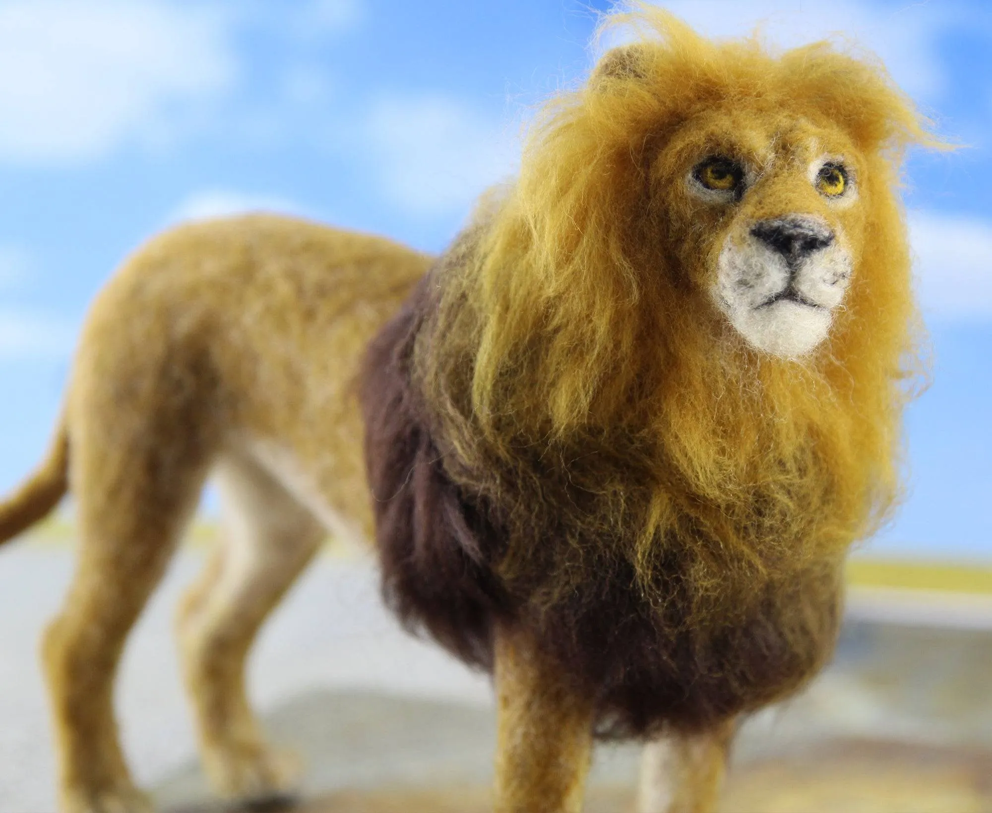Lewie The Lion  | Needle Felting Kit