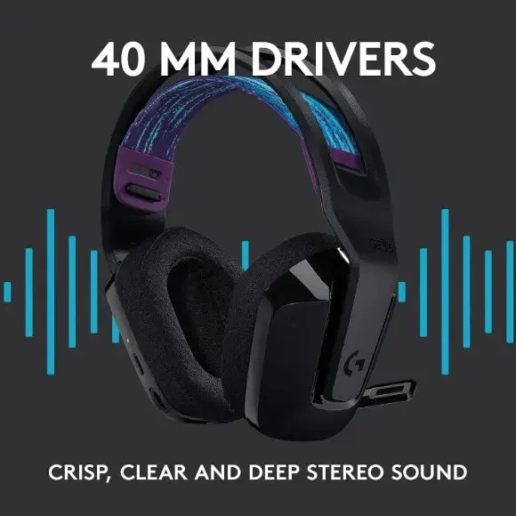 Logitech G535 LIGHTSPEED Wireless Gaming Headset - BLACK