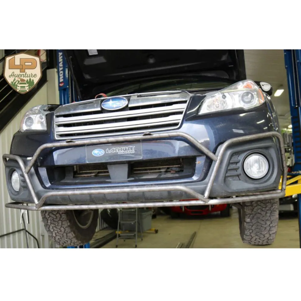 LP Aventure 13-14 Subaru Outback Big Bumper Guard - Bare (lpaFLP-OBA-13-GUARD-B-B)